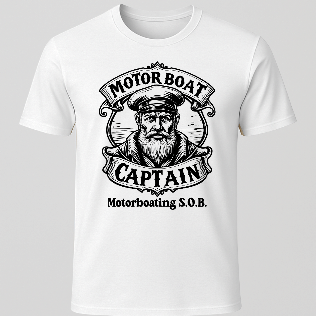 Boat Captain T Shirts for Men | Funny & Stylish Captain Tees