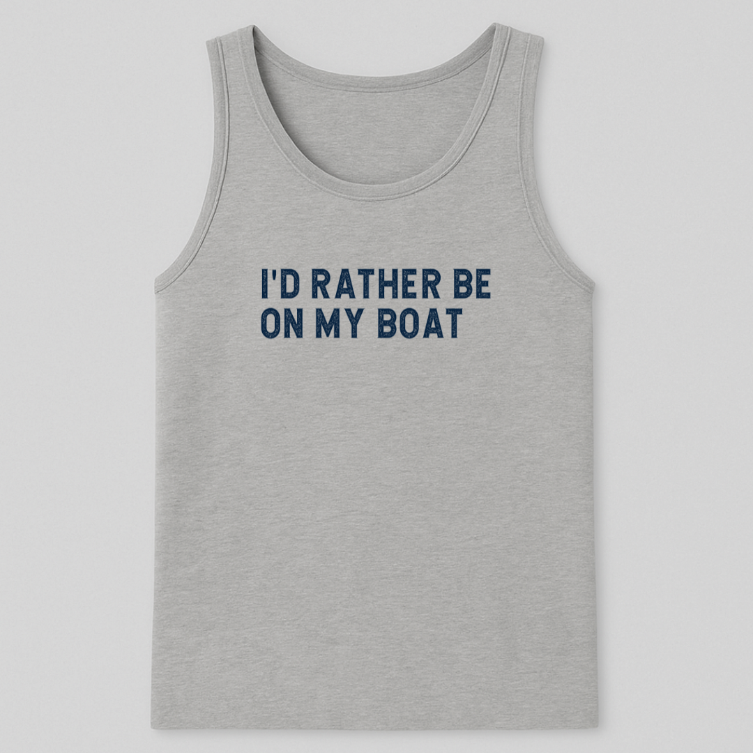 Boat Tank Top for Men | Uncharted Tees