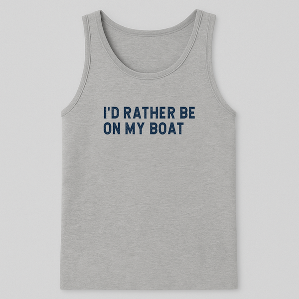Boat Tank Top for Men | Uncharted Tees