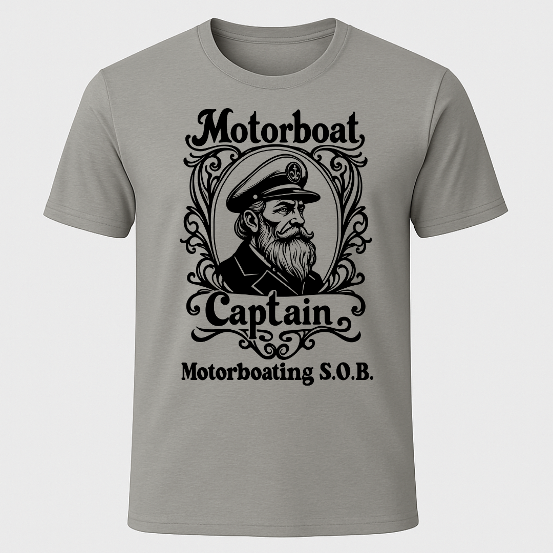 Boat Captain T Shirts for Men | Funny & Stylish Captain Tees