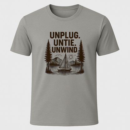Unplug Sailboat T-Shirt