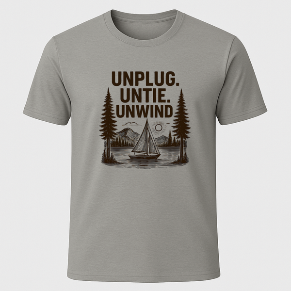 Unplug Sailboat T-Shirt