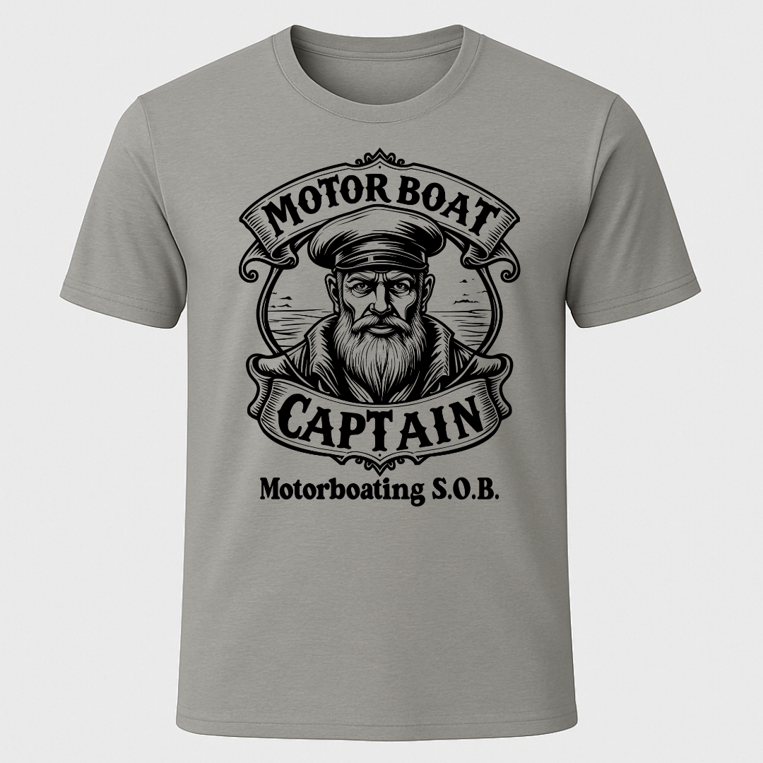 Boat Captain T Shirts for Men | Funny & Stylish Captain Tees