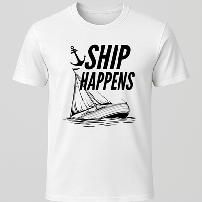 Ship Happens Sailboat T-Shirt