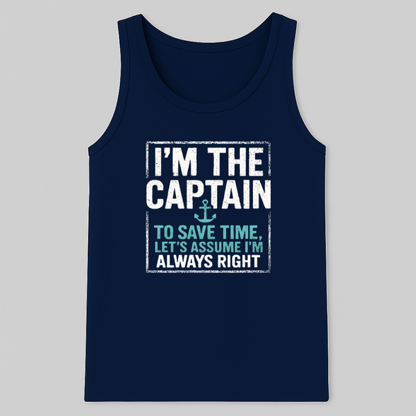 Captain is Right Tank-Top