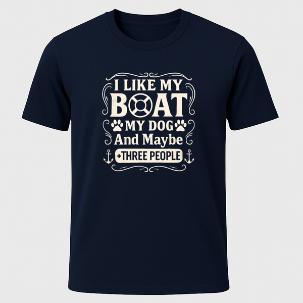 Dog & Boat Lovers T-Shirt
