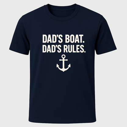 Dads Boat Dads Rules T-Shirt