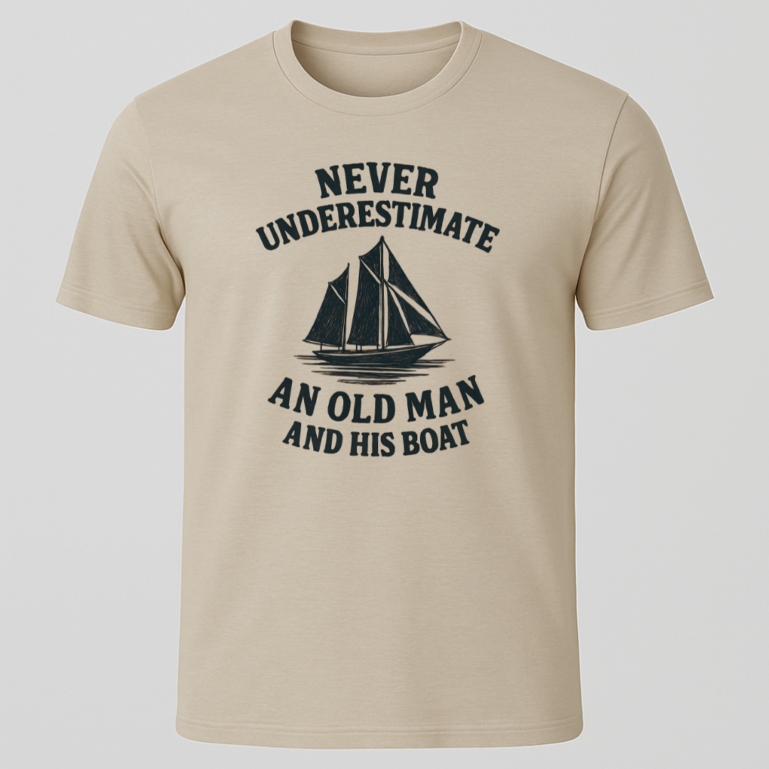 Old Man And His Boat T-Shirt