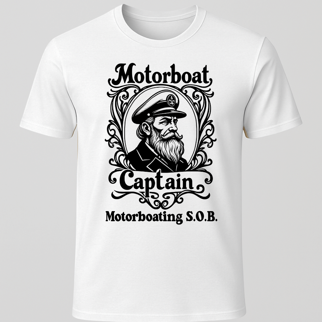 Boat Captain T Shirts for Men | Funny & Stylish Captain Tees