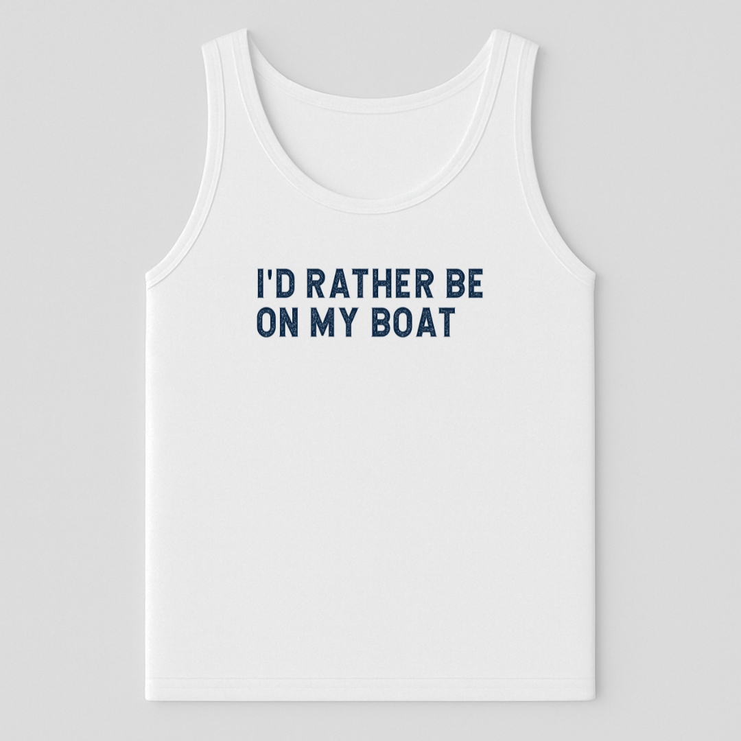 Boat Tank Top for Men | Uncharted Tees