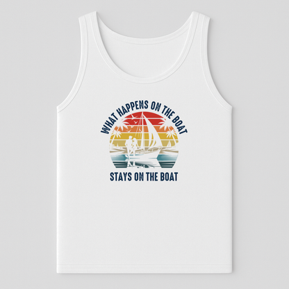 What Happens On The Boat Tank-Top
