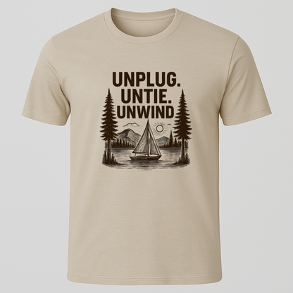 Unplug Sailboat T-Shirt