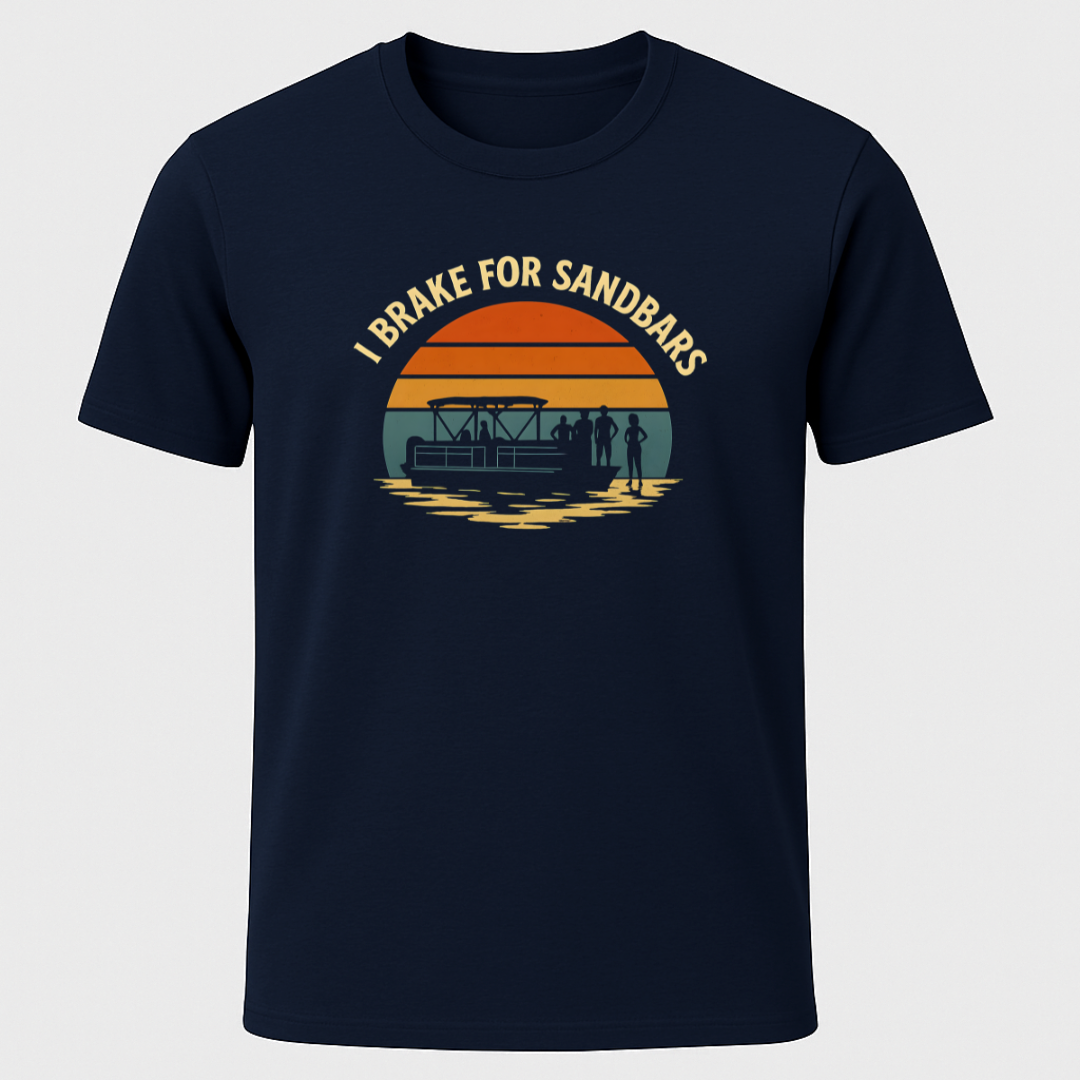 Break for Sandbars Sunset T-Shirt