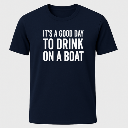 Bold Drinking Text T-Shirt