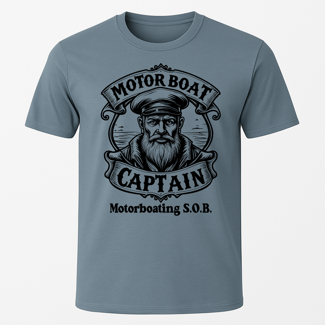 Boat Captain T Shirts for Men | Funny & Stylish Captain Tees