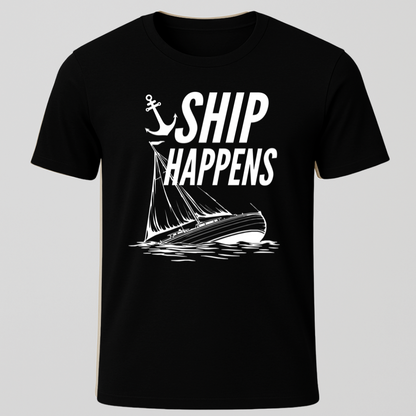 Ship Happens Sailboat T-Shirt
