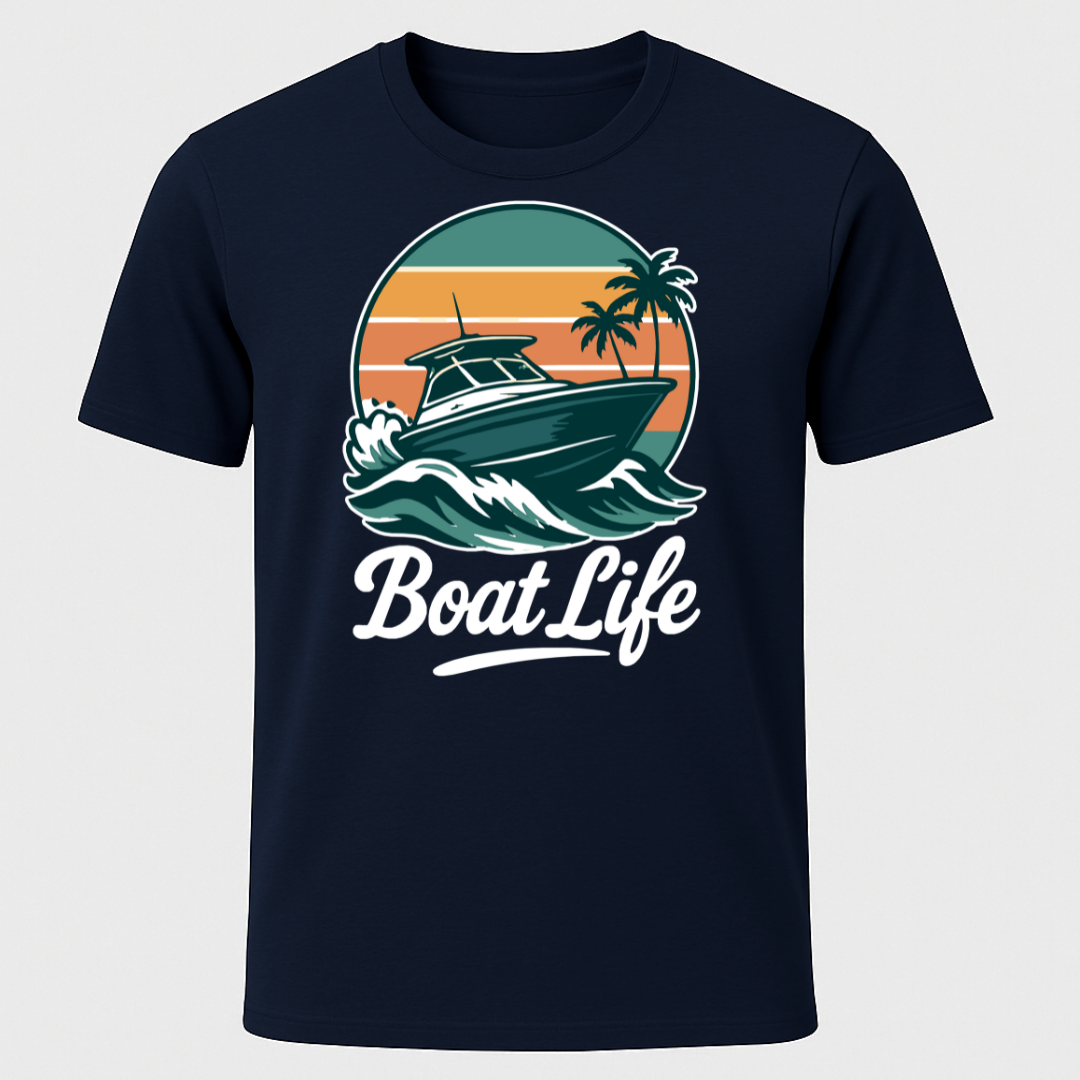 Boat Life Motorboat T-Shirt