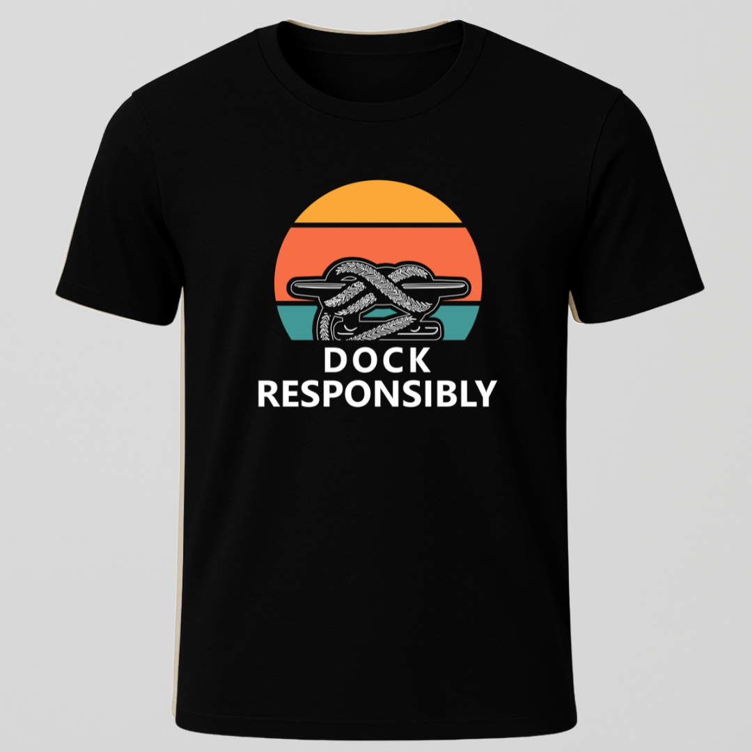 Retro Sunset Dock T-Shirt