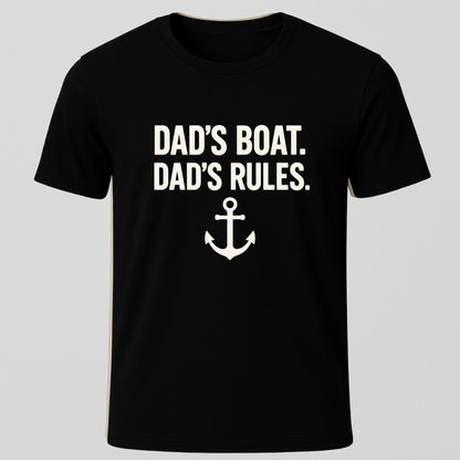 Dads Boat Dads Rules T-Shirt