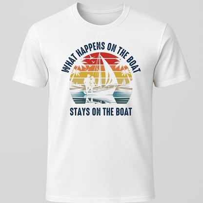 What Happens On The Boat T-Shirt