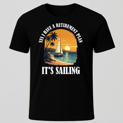 Retirement Plan Tropical T-Shirt