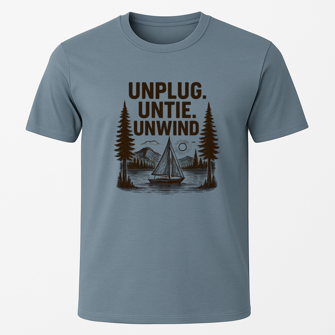 Unplug Sailboat T-Shirt