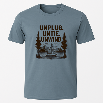 Unplug Sailboat T-Shirt