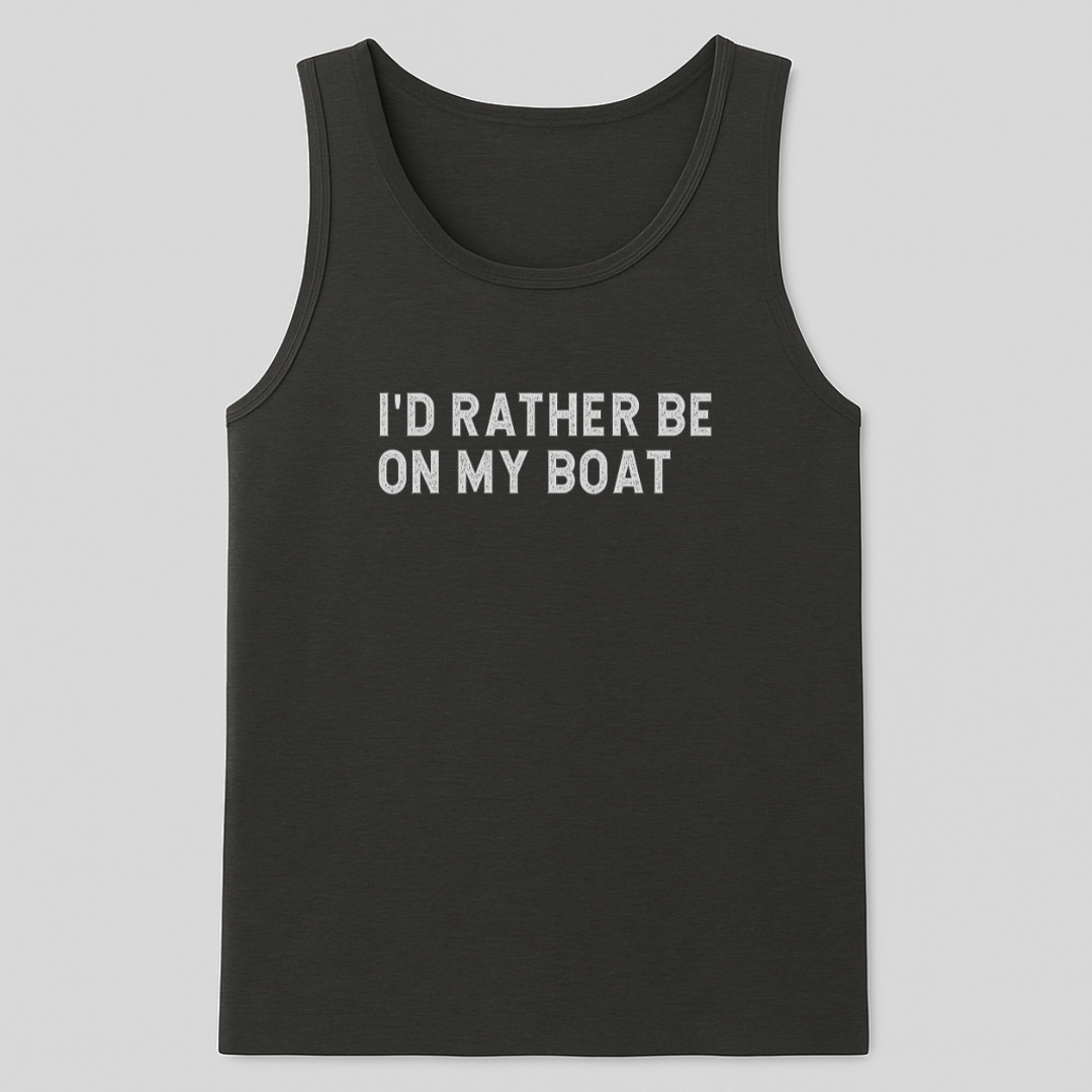 Boat Tank Top for Men | Uncharted Tees