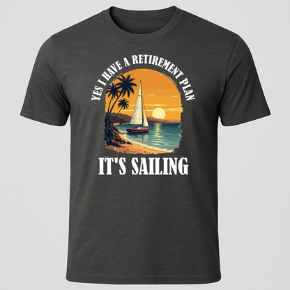 Retirement Plan Tropical T-Shirt