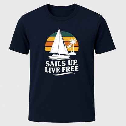 Sails Up, Sunset T-Shirt