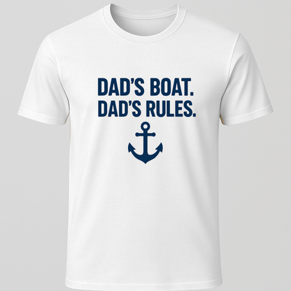 Dads Boat Dads Rules T-Shirt