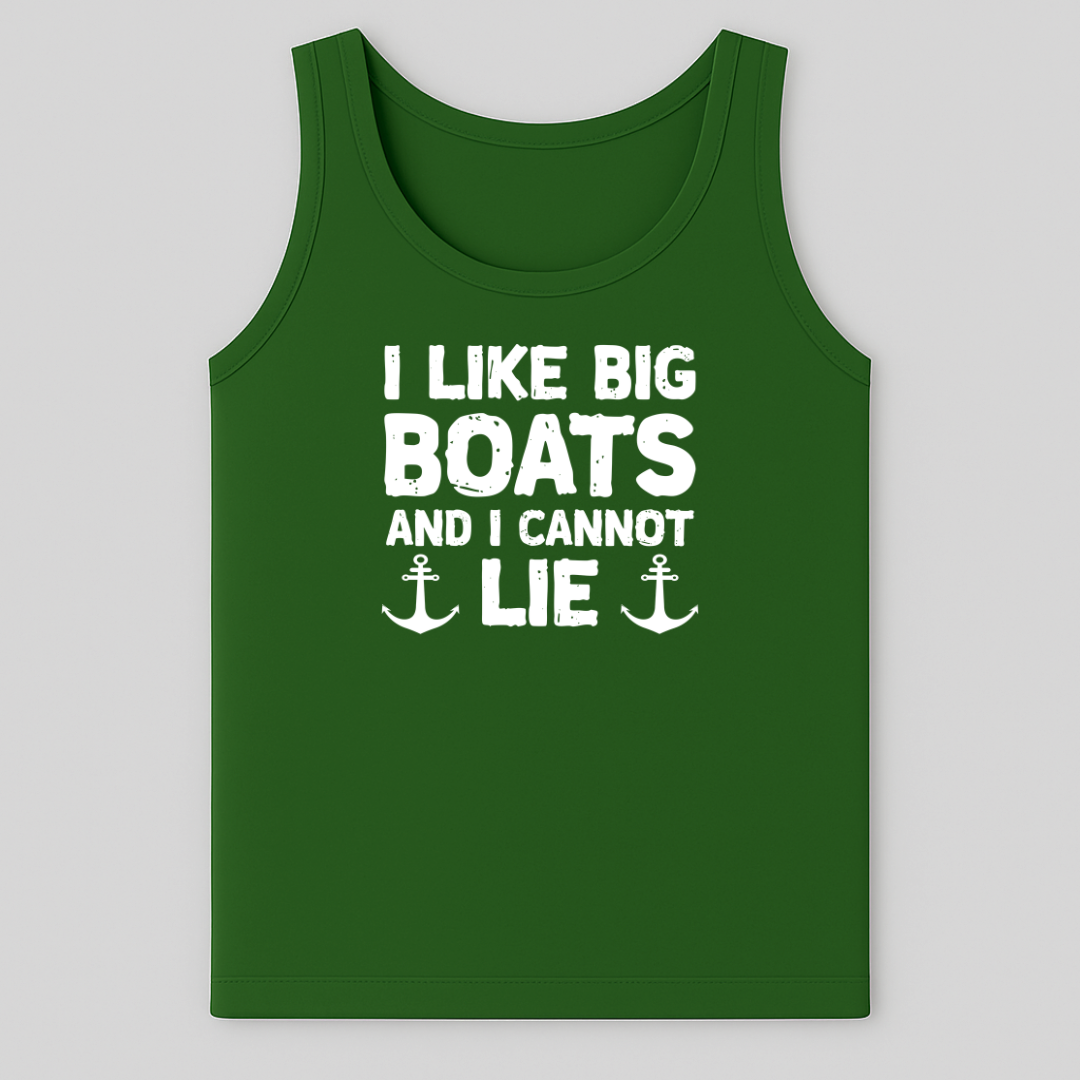 Boat Tank Top for Men | Funny Boating Apparel – Uncharted Tees
